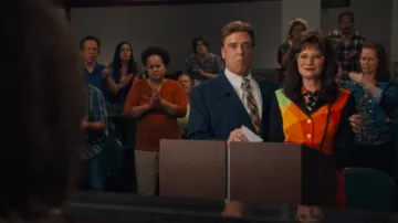 Moschino 1990 Suit worn by Aimee-Leigh Gemstone (Jennifer Nettles) as seen in The Righteous Gemstones (S04E06)