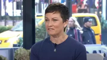 Theory Basic Merino Wool T-Shirt worn by Stephanie Gosk as seen in Today on April 14, 2025