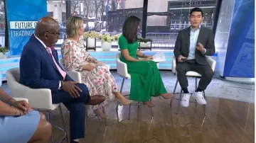 Nike Air Max 90 Shoes worn by Brian Cheung as seen in Today on April 14, 2025