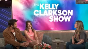 JW Anderson Sequined Mini Shift Dress worn by Meghann Fahy as seen in The Kelly Clarkson Show on April 11, 2025