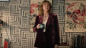 Veronica Beard Elliette Dickey Chaqueta usada por Julie (Jennifer Whalen) como se ve en Pequeños Goles Alcanzables (T01E06)