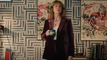 Veronica Beard Elliette Dickey Chaqueta usada por Julie (Jennifer Whalen) como se ve en Pequeños Goles Alcanzables (T01E06)