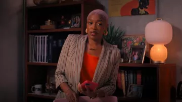 Veronica Beard Kiernan Dickey Chaqueta usada por Kylie Mercer (Travina Springer) como se ve en The Irrational (T02E06)
