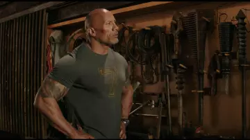 Number 7 Seven Tee worn by Luke Hobbs (Dwayne Johnson) in Fast & Furious Presents: Hobbs & Shaw