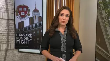 Nanette Nanette Lepore Tweed Trim Shirtdress worn by Nikki Battiste as seen in CBS Mornings on April 16, 2025
