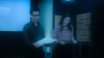 Maeve Cashmere Cropped Cardigan Sweater worn by Phoebe Duncan (Molly Kunz) as seen in The Irrational (S02E17)