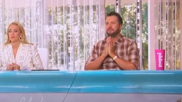 Tom Ford Grand Check Western Shirt worn by Luke Bryan as seen in American Idol (S23E04)