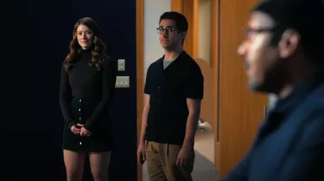 Staud Jace Top worn by Phoebe Duncan (Molly Kunz) as seen in The Irrational (S02E17)