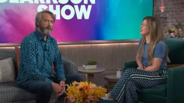 Pantalones de chándal Maeve Packable Tennis-Print usados por Kelly Clarkson como se vio en The Kelly Clarkson Show el 17 de abril de 2025