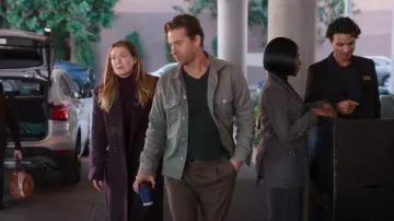 & Other Stories Longline Wool Blend Coat worn by Meredith Grey (Ellen Pompeo) as seen in Grey's Anatomy (S21E12)