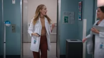 J Crew Tissue Turtleneck worn by Teddy Altman (Kim Raver) as seen in Grey's Anatomy (S21E12)