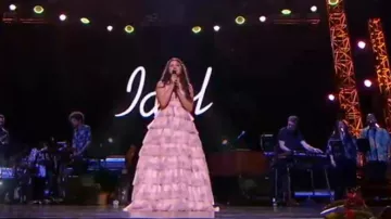 Mac Duggal 67966 Robe de soirée portée par Mattie Pruitt vue dans American Idol (S23E10)
