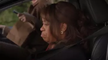 Kenneth Jay Lane Small Door-Knocker Earrings worn by Miranda Bailey (Chandra Wilson) as seen in Grey's Anatomy (S21E13)