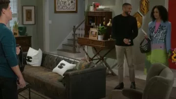 Walter Baker Hendrix Stud Leather Shoulder Bag worn by  Chelsea Hamilton(Rhonnirose Mantilla) as seen in Beyond the Gates (S01E30)