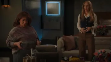 Treasure & Bond Ombré Stripe Crewneck Sweater worn by Miranda Bailey (Chandra Wilson) as seen in Grey's Anatomy (S21E13)