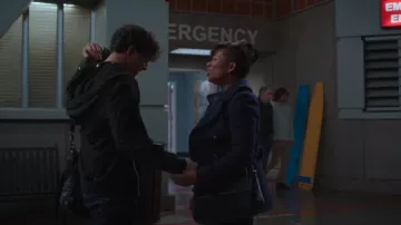 G-Star Raw D-Staq 5-pkt Slim In Visor Superstretch Pants worn by Lucas Adams (Niko Terho) as seen in Grey's Anatomy (S21E15)