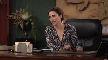 Dress of Victoria Newman (Amelia Heinle) in The Young and the Restless (S49, August 9, 2022)