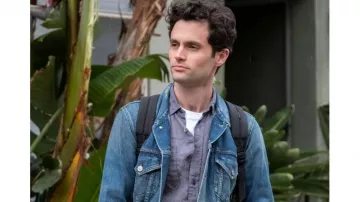 Denim Blue Jacket of Joe Goldberg (Penn Badgley) in You (S02E03)
