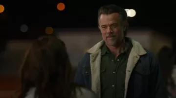 Levi's Lynwood Striped Darkest Spruce worn by Staten Kirkland (Josh Duhamel) as seen in Ransom Canyon (S01E01)