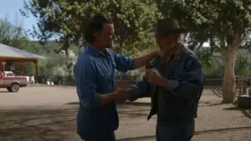 Wrangler Iconic Cowboy Shirt worn by Staten Kirkland(Josh Duhamel) as seen in Ransom Canyon (S01E01)