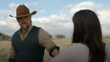 Ralph Lauren Denim Vest worn by Staten Kirkland (Josh Duhamel) as seen in Ransom Canyon (S01E04)