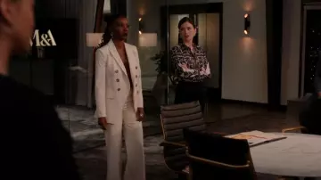Veronica Beard Windowpane Pants worn by Gabi Mosley (Shanola Hampton) as seen in Found (S02E19)