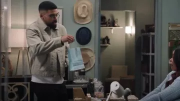 Zara Zipped Jacket worn by O'Shon (Matthew Law) as seen in Abbott Elementary (S04E22)