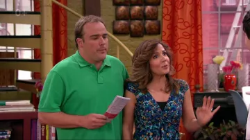 BCBGMaxAzria Polka Dot Blouse of Theresa Russo (Maria Canals-Barrera) in Wizards of Waverly Place (S03E22)