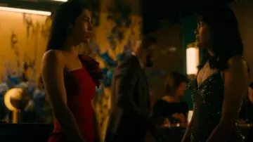 Area Crystal Embellished Mini Dress worn by Thony De La Rosa (Elodie Yung) as seen in The Cleaning Lady (S04E05)