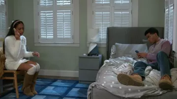 Vince Camuto Tibani Boots worn by Samantha Richardson (Najah Jackson) as seen in Beyond the Gates (S01E31)