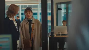 Hush Marlowe Relaxed Wool Blend Coat worn by Emily Wright (Ruby Ashbourne Serkis) as seen in I, Jack Wright (S01E02)