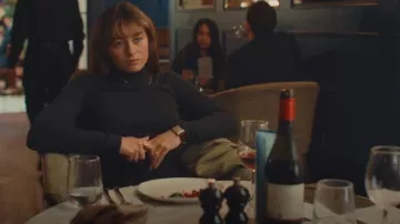 Mango Wool Blend Turtleneck Sweater worn by Emily Wright (Ruby Ashbourne Serkis) as seen in I, Jack Wright (S01E03)