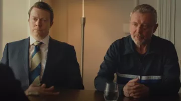 Pretty Green Slim Fit Hollen Track Top worn by Gray Wright (John Simm) as seen in I, Jack Wright (S01E03)