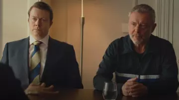 Pretty Green Slim Fit Hollen Track Top worn by Gray Wright (John Simm) as seen in I, Jack Wright (S01E03)