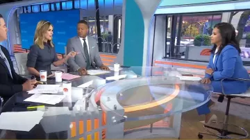 Veronica Beard Renzo Pants worn by Laura Jarrett as seen in Today on April 22, 2025