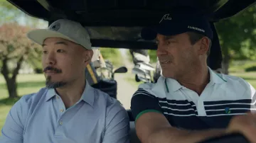 Polo Shirt of Andrew 'Coop' Cooper (Jon Hamm) in Your Friends & Neighbors (S01E02)