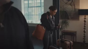Allsaints Dayle Oversized Leather Biker Jacket worn by Bella (Sabrina Bartlett) as seen in I, Jack Wright (S01E04)