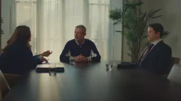 Fila Mens Settanta Track Jacket In Tapioca Beige worn by Gray Wright (John Simm) as seen in I, Jack Wright (S01E04)