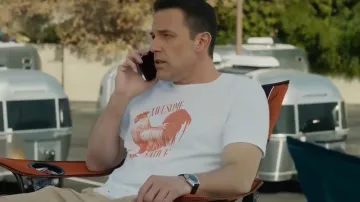 Awesome Sauce Rooster Chicken T-Shirt worn by Christian Wolff (Ben Affleck) in The Accountant 2
