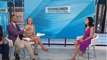 Aldo Stessy Heeled Shoes worn by Vicky Nguyen as seen in Today on April 25, 2025