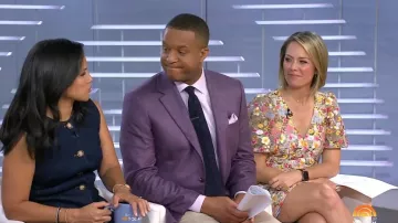 Veronica Beard Jessup Denim Vest worn by Laura Jarrett as seen in Today on April 25, 2025