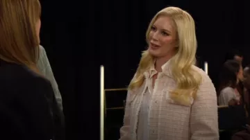 Boss Ellera Rib Polo worn by Heidi Montag ( Heidi Montag) as seen in The Bold and the Beautiful on April 24, 2025