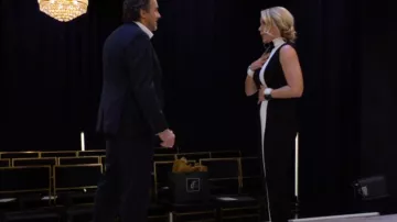 Nonchalant Label Estella Rib-Knit Striped Sleeveless Column Maxi-Dress worn by Brooke Logan (Katherine Kelly Lang) as seen in The Bold and the Beautiful on April 24, 2025