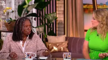 Magnolia Pearl Revrie Shirt worn by Whoopi Goldberg as seen in The View on April 24, 2025