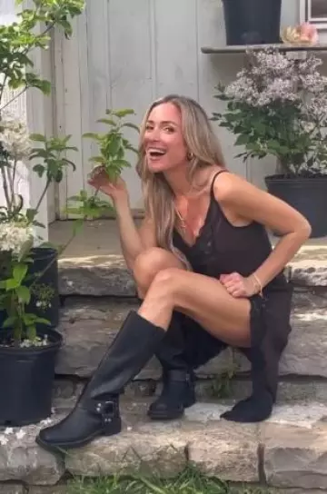 Bec + Bridge Deja Vous Slip Dress worn by Kristin Cavallari on Her Instagram Story post on April 22, 2025