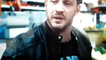 Brown Biker Leather Jacket worn by Eddie Brock / Venom (Tom Hardy) as seen in Venom