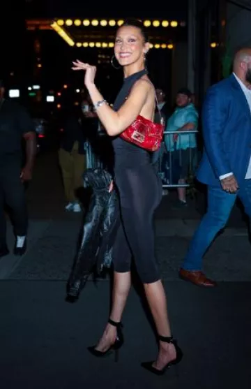Nuovo Backless Top worn by Bella Hadid Gigi at Hadid's Birthday Party post on April 25, 2025