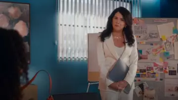 Smythe Not A DB Blazer worn by Monica Frazier (Lauren Graham) as seen in The Z-Suite (S01E01)