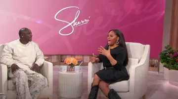 Sweat-shirt Rick Owens avec coutures porté par Akon comme on le voit dans Sherri le 28 avril 2025