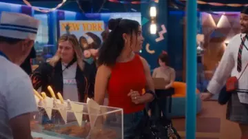 Sunday Best Chill Filo Tank worn by Kriska (Madison Shamoun) as seen in The Z-Suite (S01E02)